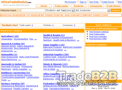 AfricaTradeMarket.com - Africa's premier b2b trade portal