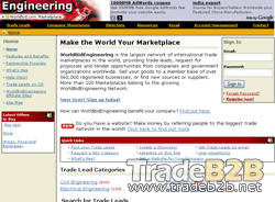 Worldbidengineering.com - Engineering International Trade b2b Marketplace