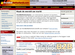 Worldbidnetherlands.com - Netherlands International Trade b2b Marketplace