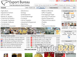 Exportbureau Com International Trade Marketplace For Manufacturers B2b Directory