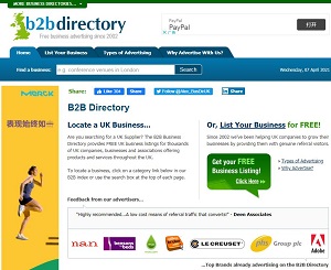 B2B Directory UK - Free Business Listings from the B2B Directory