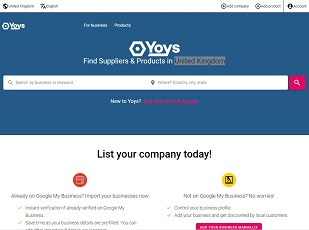 Yoys.co.uk - United Kingdom B2B Marketplace