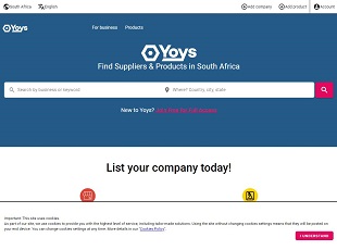 Yoys.co.za - South Africa B2B Marketplace