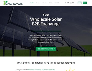 Energybin.com - Wholesale Solar B2B Exchange