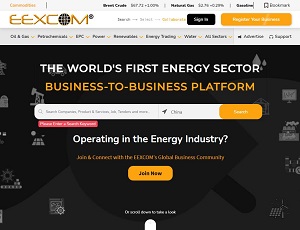 Eexcom.com - B2B marketplace for energy industry