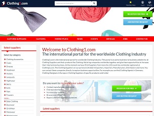 Clothing1.com - B2B Portal for Clothing Industry