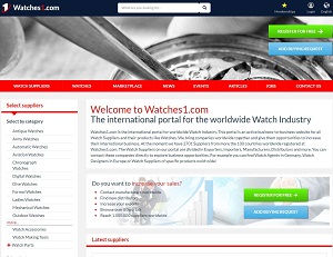 Watches1.com - B2B Portal for Watch Industry
