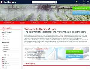 Biocides1.com - B2B portal for Biocides Industry