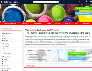 Colorants1.com - B2B Portal for Colorants Industry