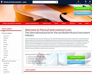 MusicalInstruments1.com - B2B Portal for Musical Instrument Industry