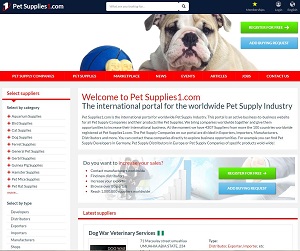 PetSupplies1.com - B2B Portal for Pet Supply Industry