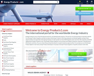 EnergyProducts1.com - Energy B2B Trade Portal