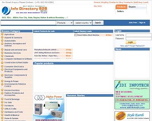 Infodirectoryb2b.com - B2B Directory for India Suppliers & Exporters