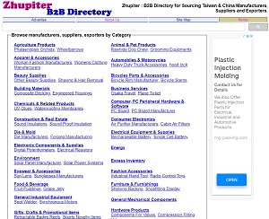 Zhupiter.com - B2B Directory for China Manufacturers, Suppliers and Exporters