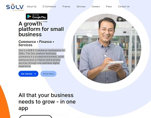 Solvezy.com - B2B E-Commerce Marketplace for SMEs