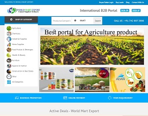 Worldmartexport.com - B2B Portal for International And Domestic Business