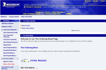 Michelinb2b.com - Michelin B2B Portal