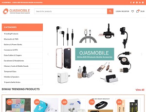 Ojasmobile.com - Online B2B Wholesale Mobile Accessories Platform