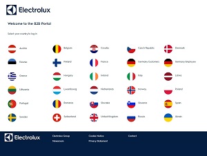 Electrolux.net - Europe B2B Portal