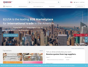 B2usa.com - Leading B2B Marketplace for international trade in the Americas.