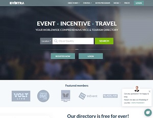 Evintra.com - Worldwide Comprehensive Mice & Tourism Directory