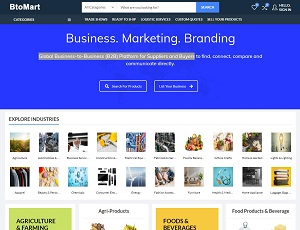 Btomart.com - Global Business-to-Business Platform for Suppliers and Buyers