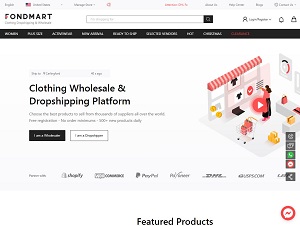 Fondmart.com - Clothing Wholesale & Dropshipping Platform
