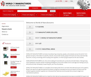 Worldofmanufacturers.com - Manufacturers Directory