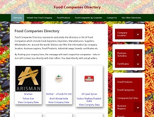 Foodcompaniesdirectory.com - Food Manufacturers & Suppliers Directory