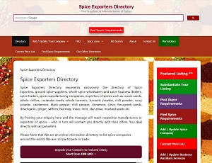 Spiceexportersdirectory.com - Spice Exporters & Manufacturer Directory