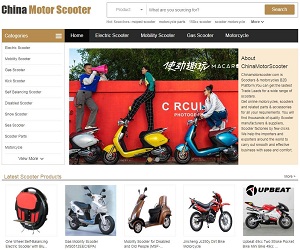 Chinamotorscooter.com - B2B China Scooters & Motorcycles Manufacturers