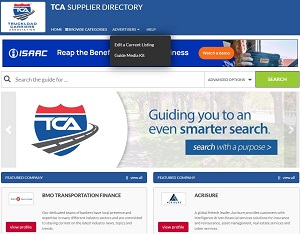 Tcasupplierdirectory.com - The leading online directory for the truckload industry.