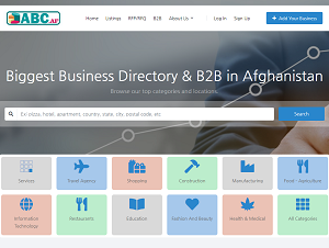Abc.af - Biggest Business Directory & B2B in Afghanistan