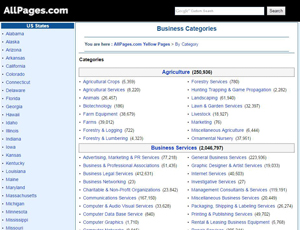 AllPages.com - Yellow Pages