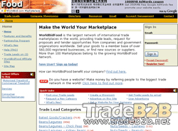 Worldbidfood.com - Food International Trade b2b Marketplace