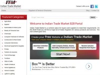 Indiantrademarket.com - Indian Manufacturers Suppliers Exporters Directory